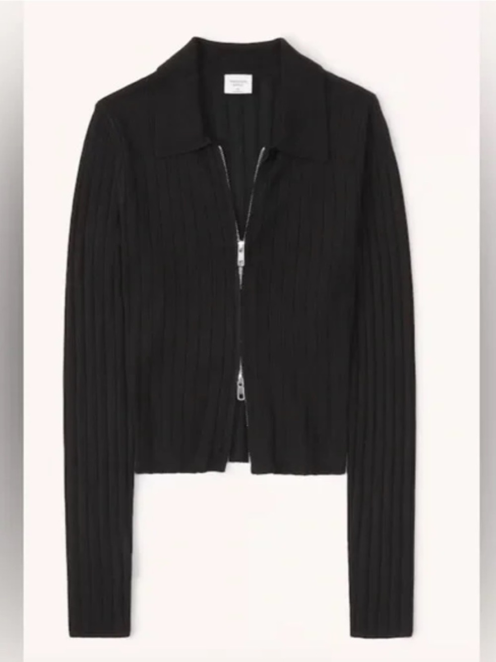 Double Zipper Cardigan - M
